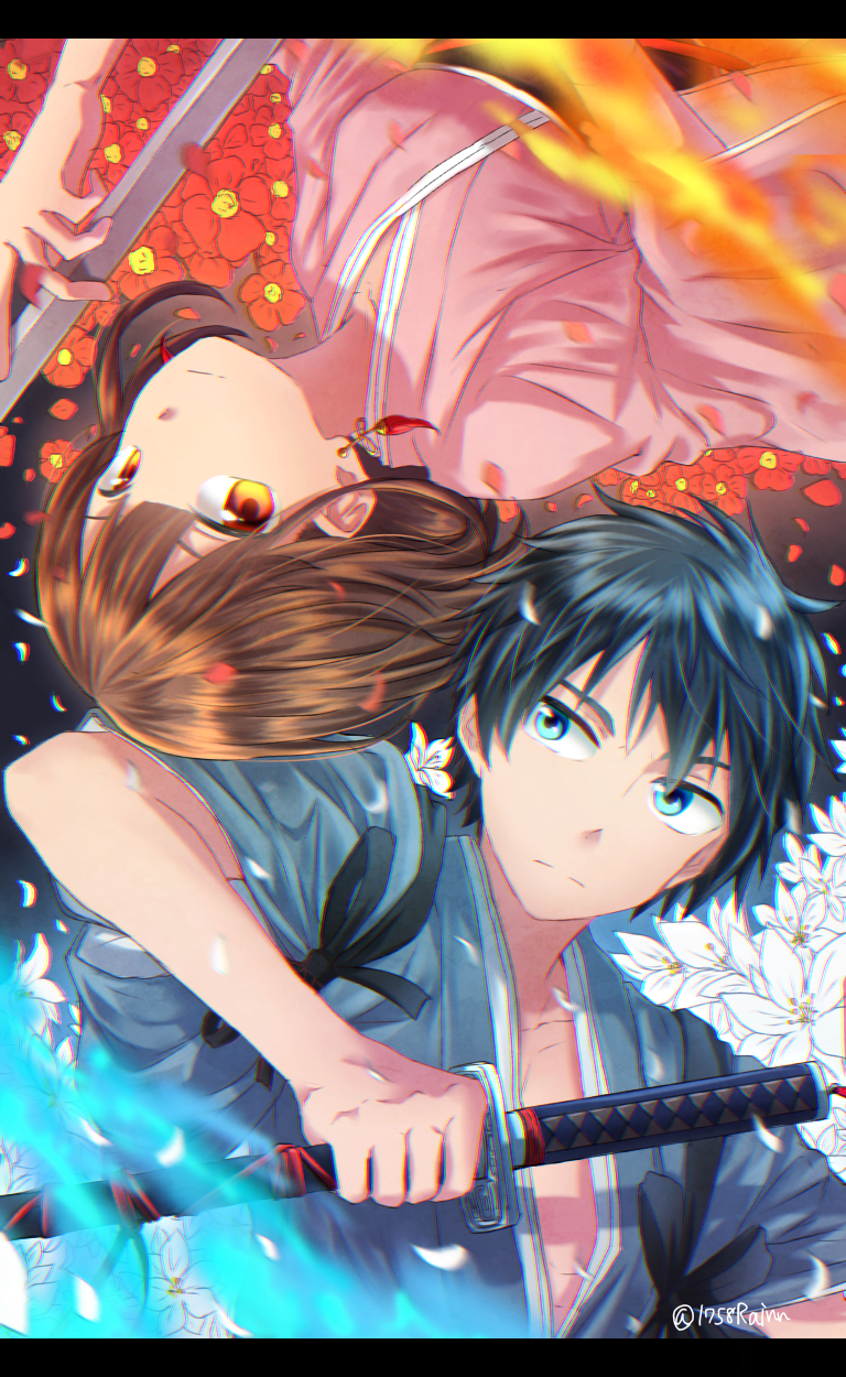 2人の剣士 Ibispaint