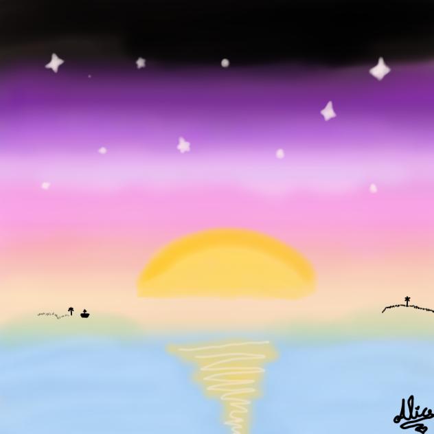 Sunset - ibisPaint
