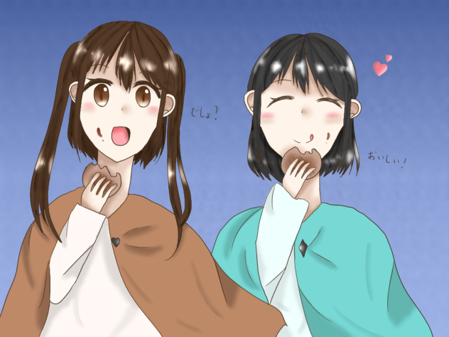 ナッツとメロディ描かせていただきました！