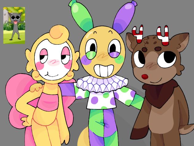 a trio of idiots