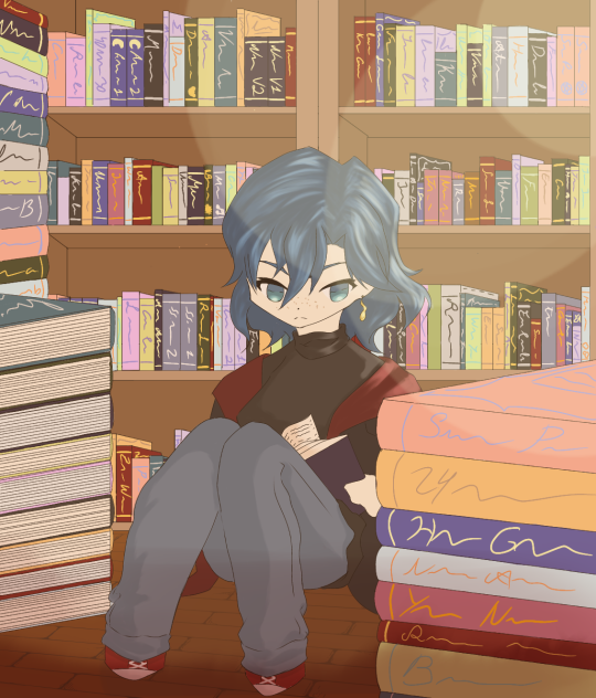 A day around books - ibisPaint