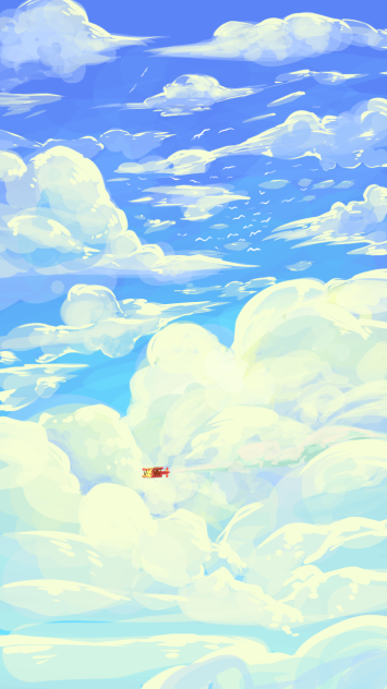 Gペン縛りで青空