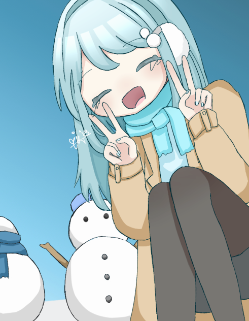 雪遊び