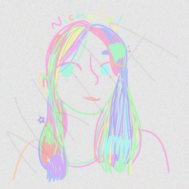 Colorful Self Portrait