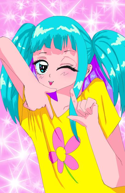 Attempt at 90's anime artstyle