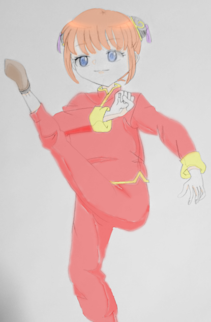 神楽 アナログイラスト