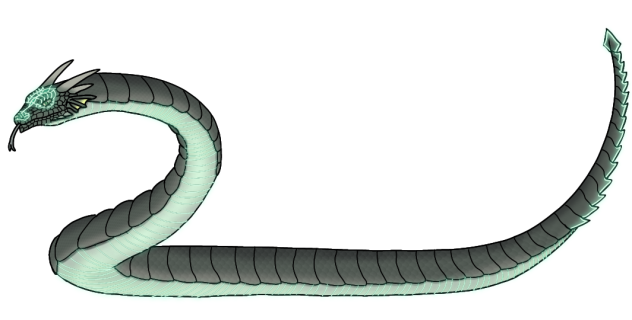 Jormungandr glowing render