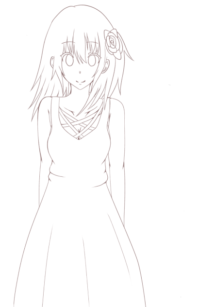 【線画】はなばたけ