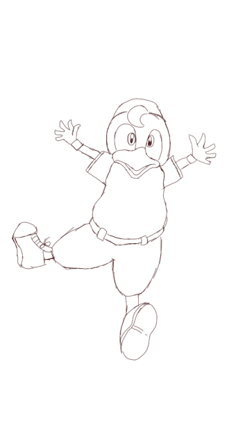 【線画】クラッチ