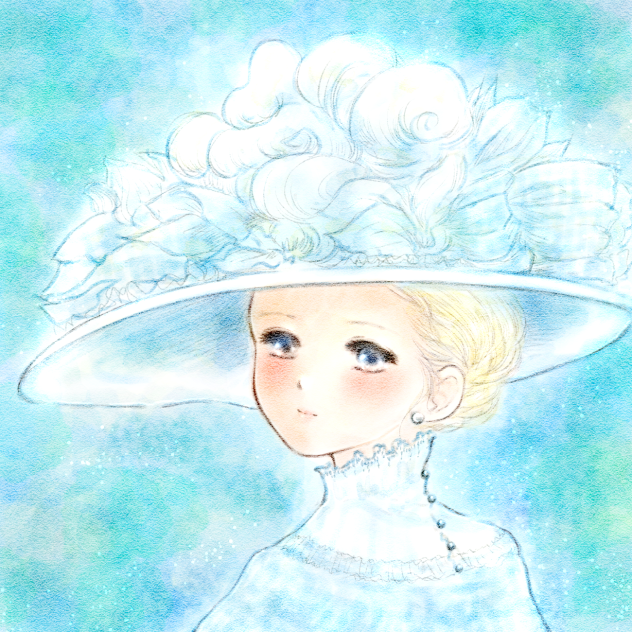 ラベルエポック的な昔のフランスの女の子。