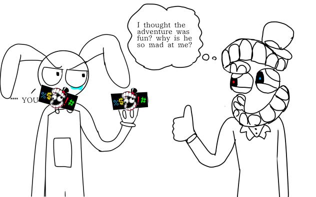 pov how caine and jax gonna be in ep 8