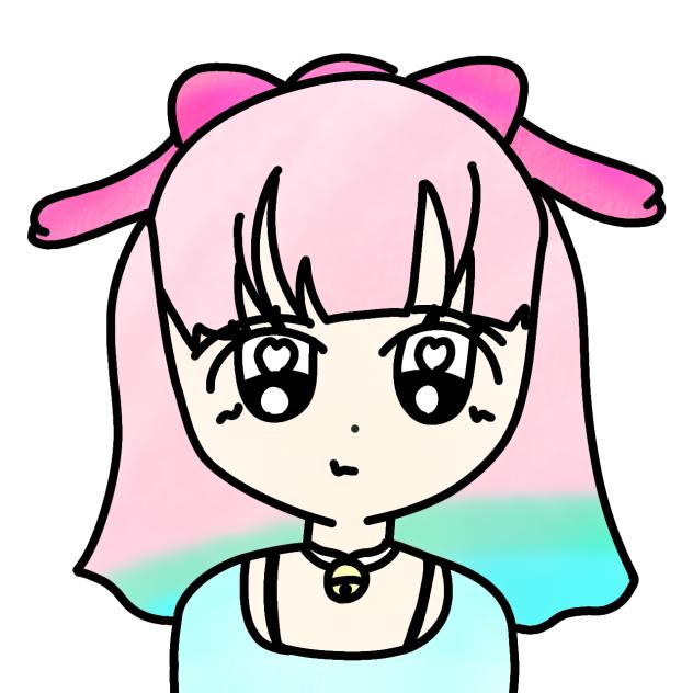 リボンの女の子