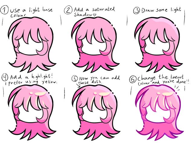 chibi hair rendering tutorial!!