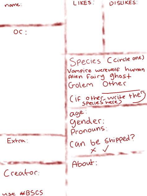 Blood Suckers Character Sheet!