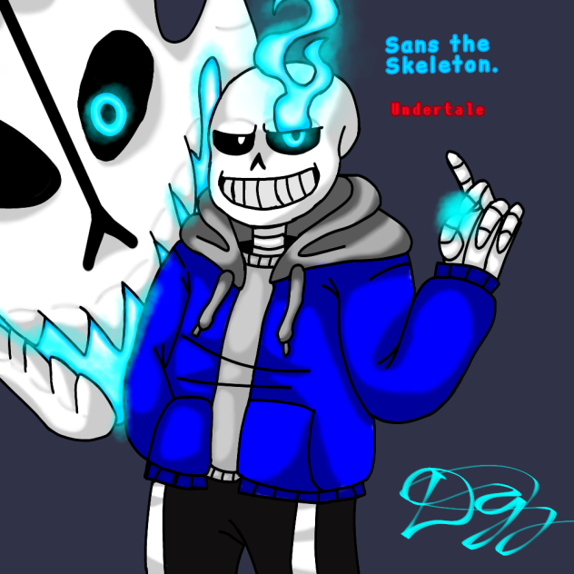Санс Скелет. Undertale