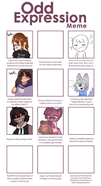 Odd expression collab