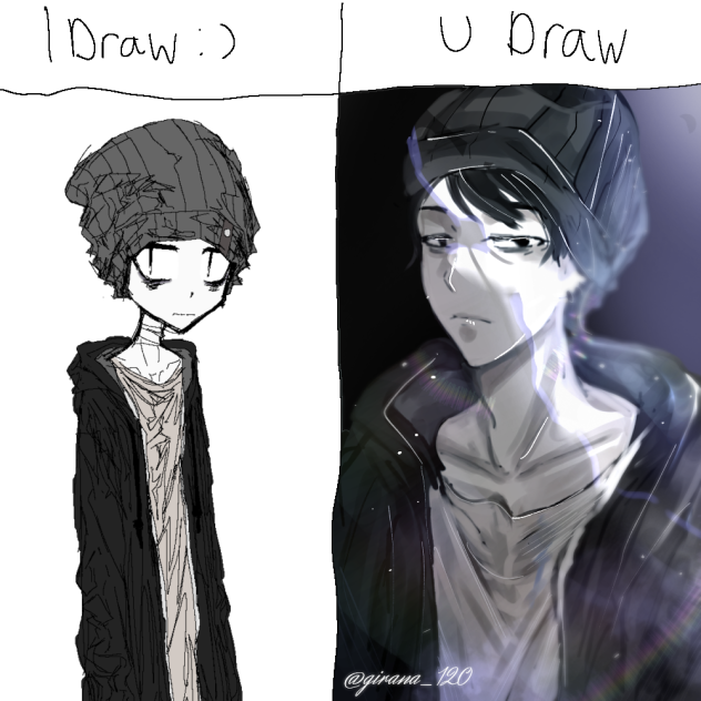 I draw you draw with @wintersewside