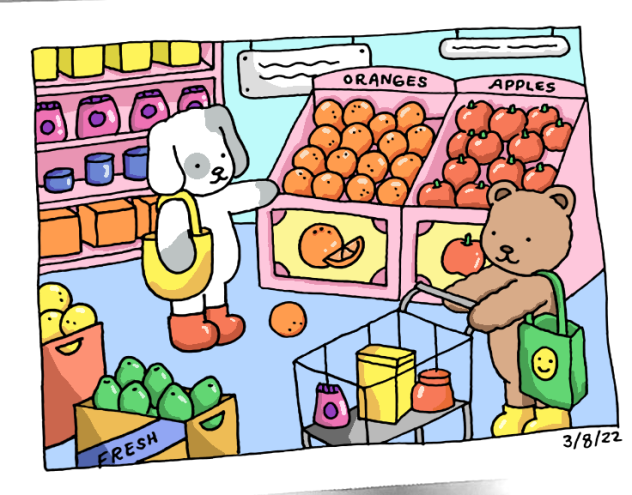 shopping bears - ibisPaint