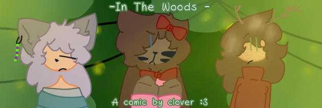 banner for in the woods