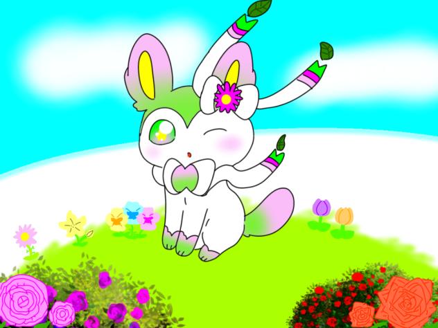 お花のニンフィア！