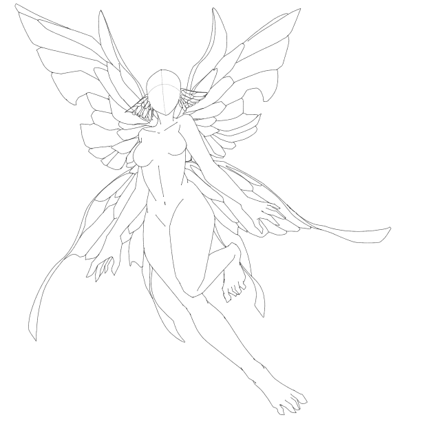 fairy pose 2