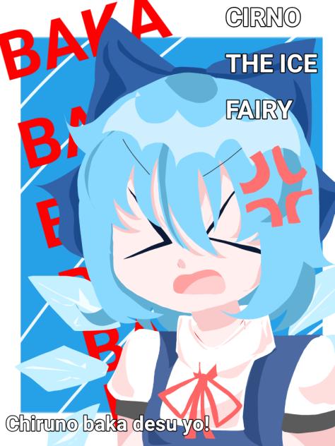 Cirno the ice fairy in Gensokyo!