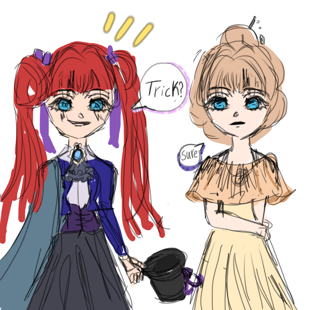 Twin Oc sketch