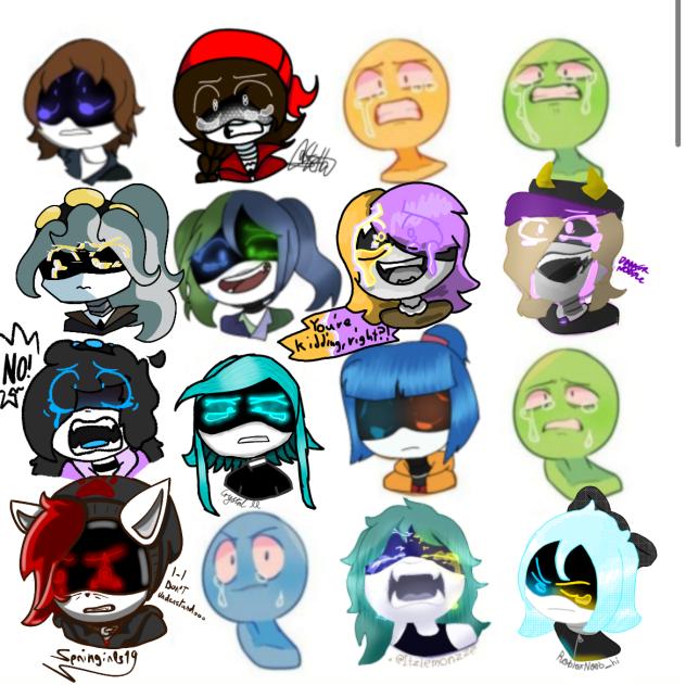 Murder Drones Crying Collab