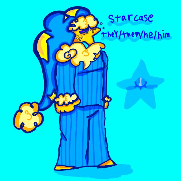 STARCASE I DREW THEM AGAIN