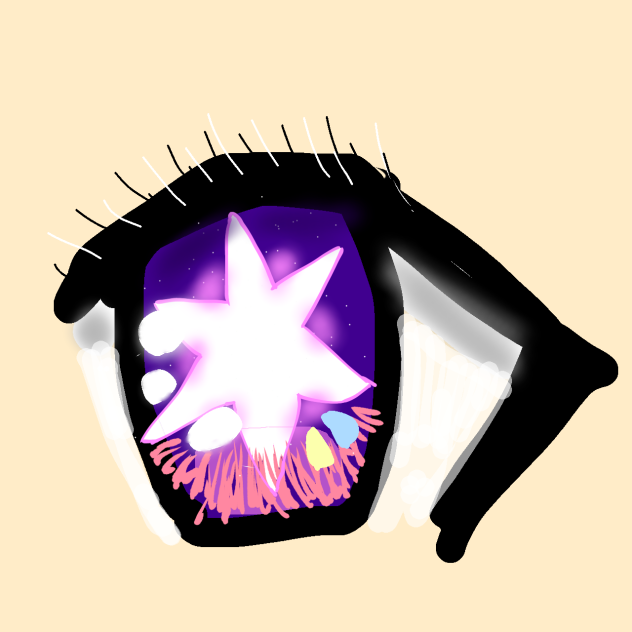 書き方見て描いたアイの目