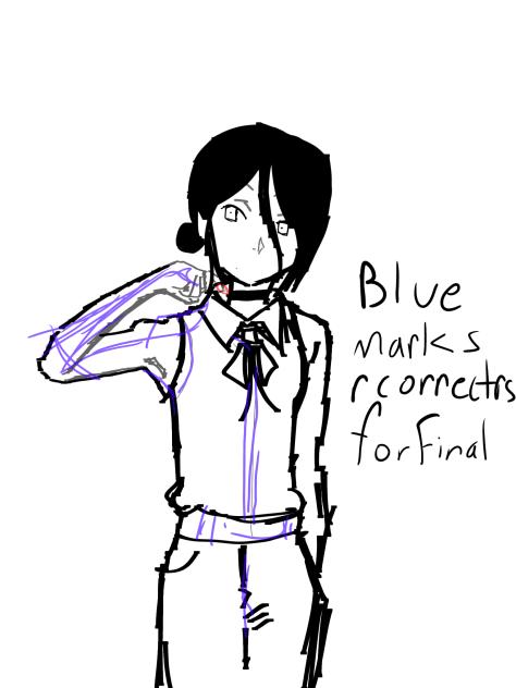 Unfinished Reze drawing I'll never do