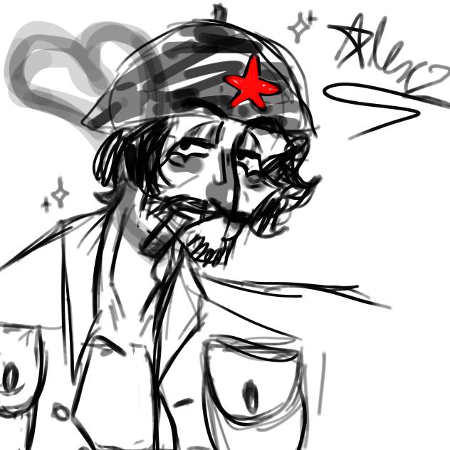 che guevara doodle heh