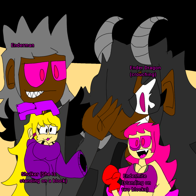 All characters in the End