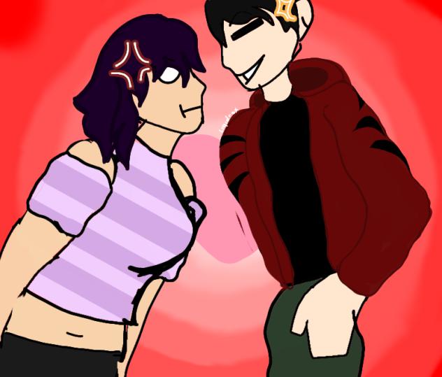 aphmau na Aaron in shool