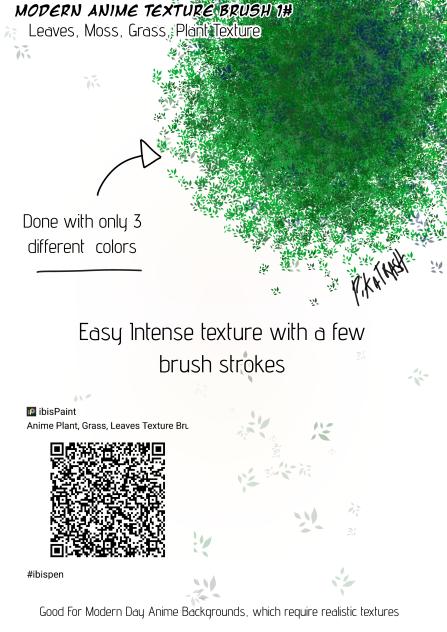 Anime Texture Brush Plants