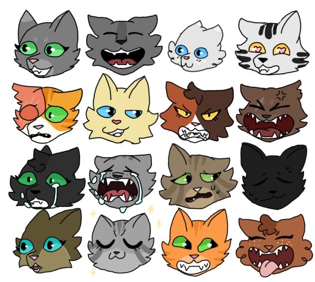 Expressions Challenge - Warrior Cats