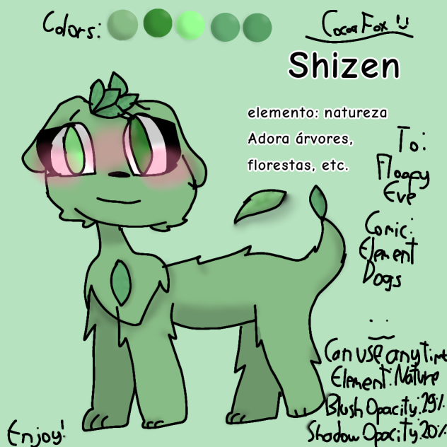 Shizen (Character for Element Dogs)