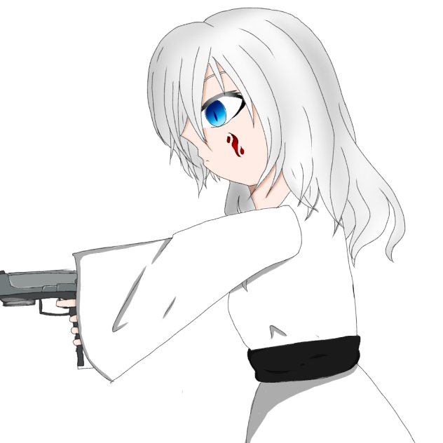 横顔を真面目に？描いてみた(  ՞ةڼ  )