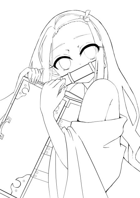 二次創作禰󠄀豆子線画