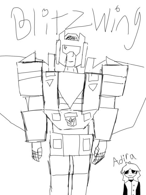 Blitzwing and his little human