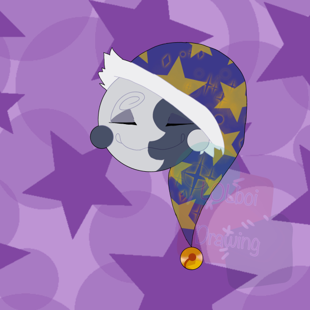 Moon sticker