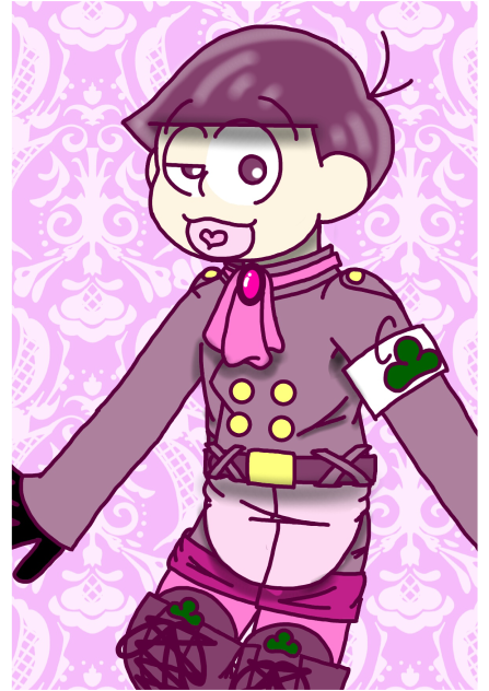 【六つ子】軍服トド松【自分絵】