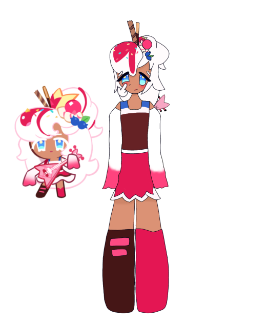 Parfait cookie! (from cookie run kingdom - ibisPaint