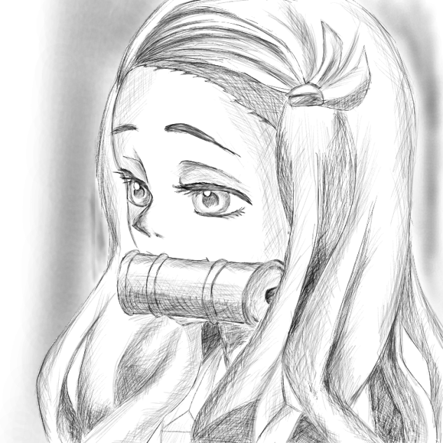 Gペンで禰󠄀豆子ちゃん
