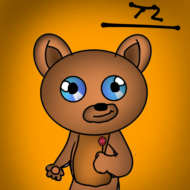 The sweet teddy bear - ibisPaint