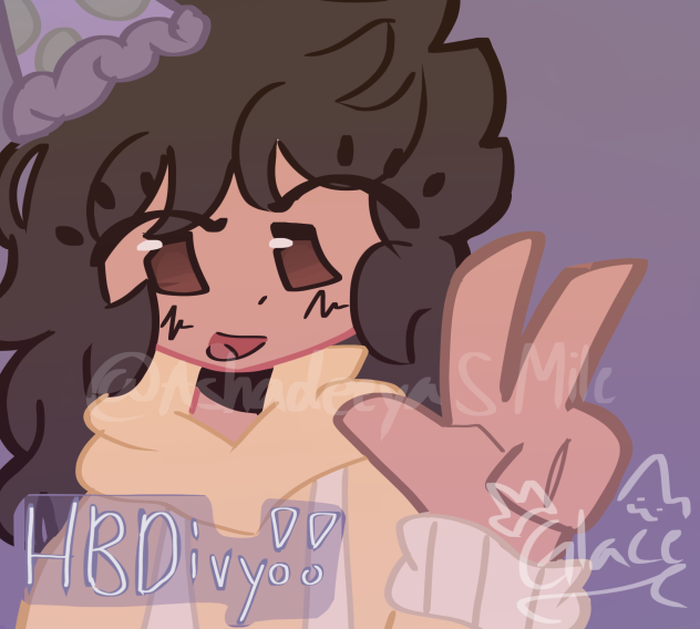 Lazy art for aki!! HBD!!