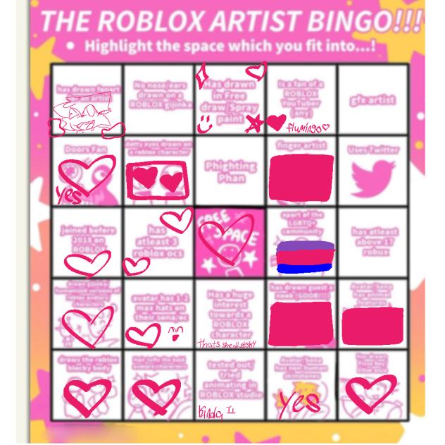 roblox bingo