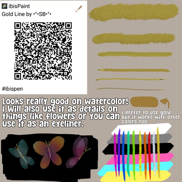 Gold brush - ibisPaint