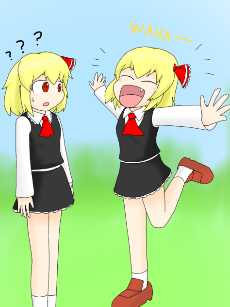 【東方】パラレルワールドの自分に会ったルーミアちゃん