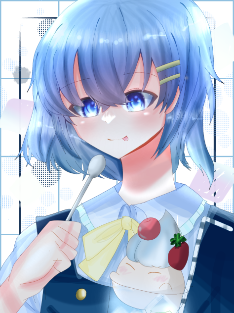 美味しいね‼️💙